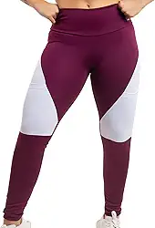 Calça Legging Fitness Zero Transparência Cós Duplo com Bolso - Academia, Corrida, Treino, CrossFit, Funcional, Yoga, Esportes, Atividades Físicas - Prática & Confortável