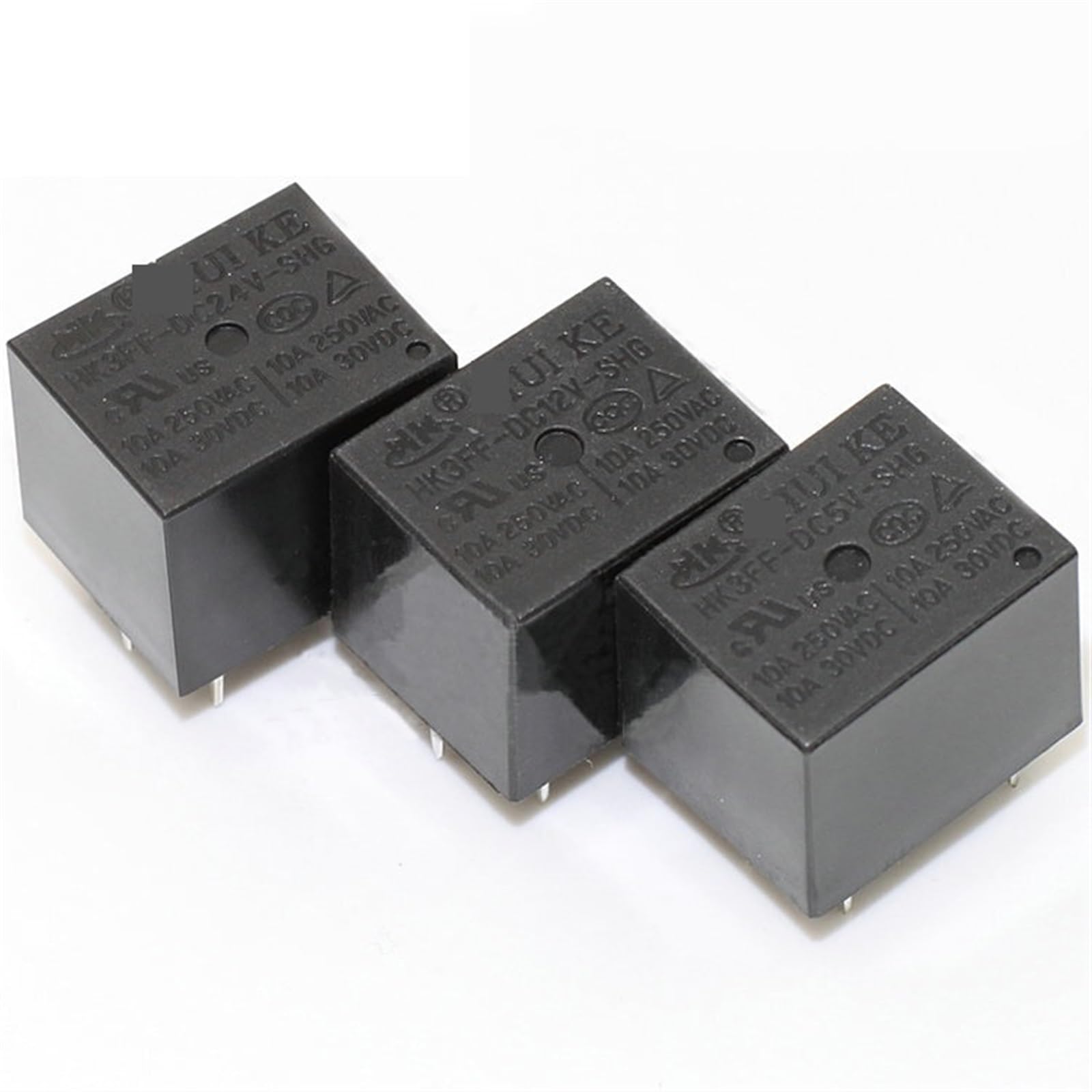 Interruptores electromagnéticos H-K3FF-DC12V-SHG T73 de 5 pines 10A 7