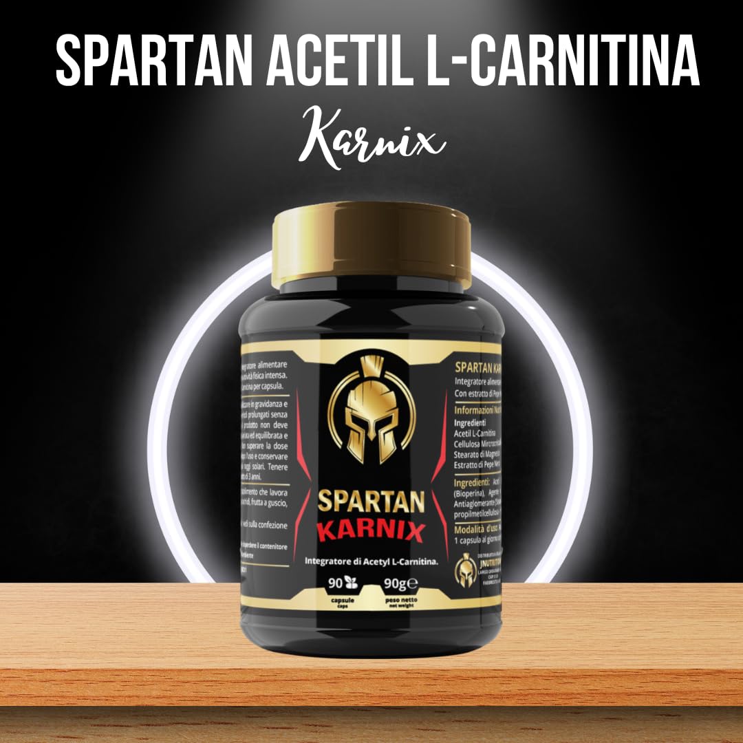 Karnix Acetil L-carnitina con capsula vegetale 1grammo di altissima qualità.