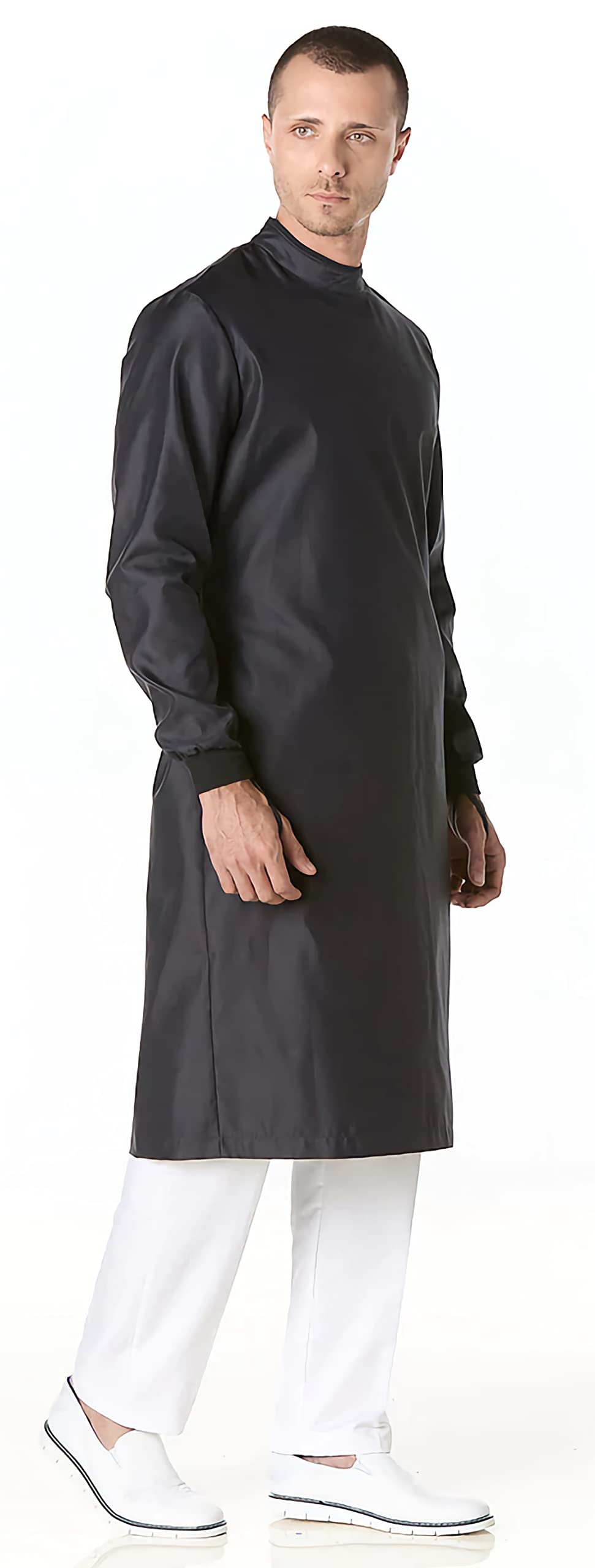 GALLANTDALE Bata Sanitaria De Trabajo Wet Free Hombre Impermeable Esterilizable Resistente EPI Reutilizable Médico Doctor Veterinario