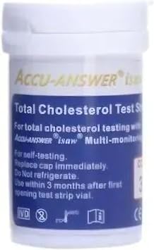 Accu-Answer Multi Purpose Monitoring System Cholesterol Test Strips 10