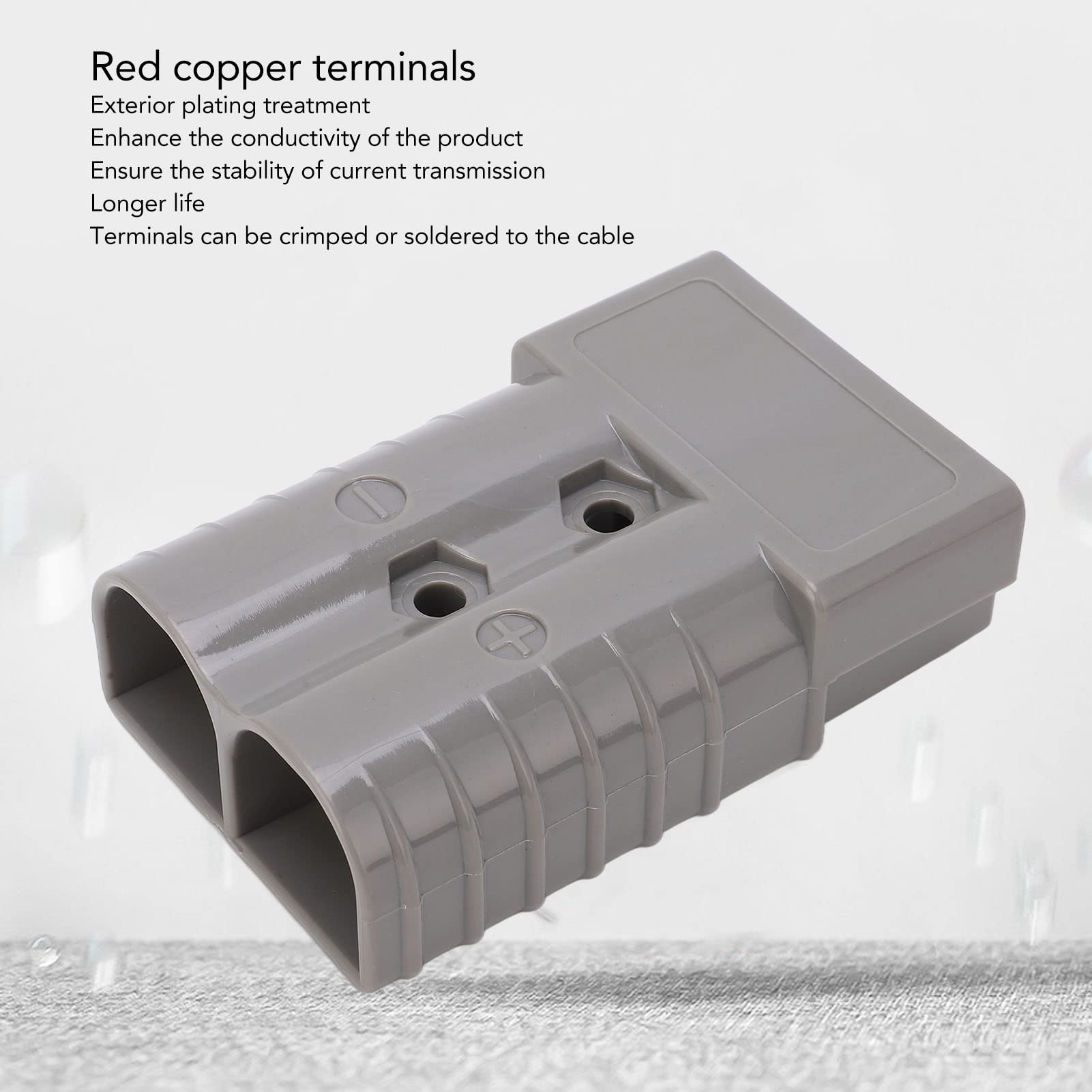 ZAWELIYO Battery Quick Connector 350A 600V with Flame Retardant Plating Terminals, Disconnect Electrical Plug for Winches, Trucks