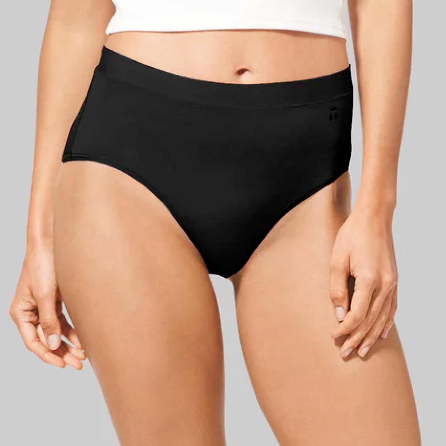 Tommy John Cool Cotton Women's Underwear, High Rise Briefs, Fabric Breathable Underwear, High Waisted Full Coverage Panties - Image 2