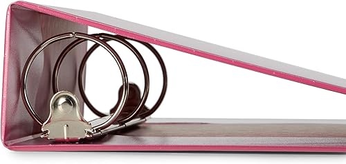 Miniatura 8 de Paquete de 4 carpetas de 3 anillos de 2 pulgadas, diseño resistente para el hogar, la oficina y la escuela, diseñadas para papel de 8.5 x 11