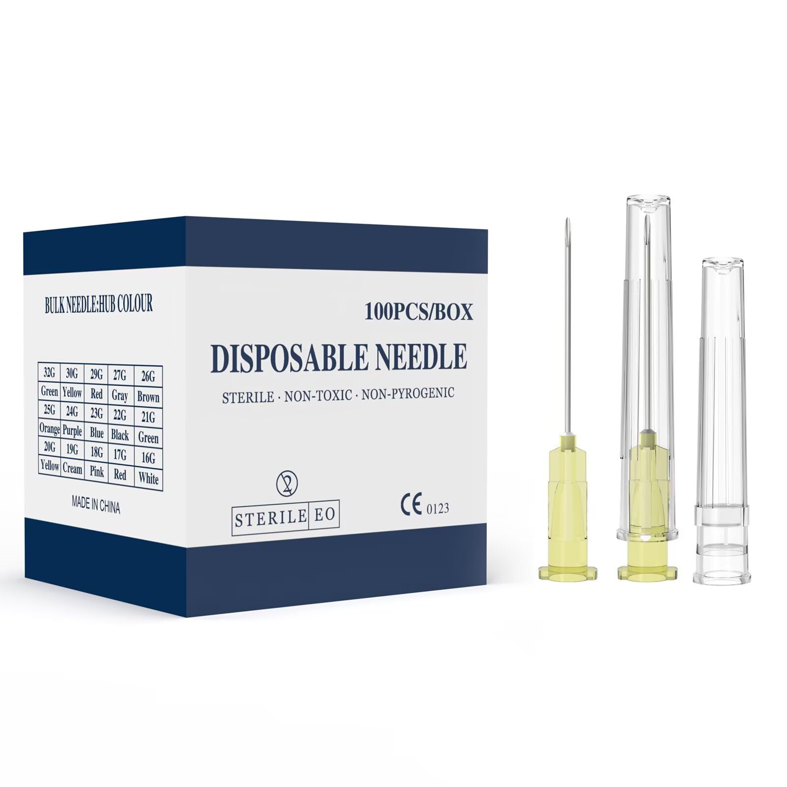 29 Gauge 1/2-Inch Needle, Individually Wrapped, 100 PCS Luer Lock Needles Industrial Dispensing Accessories, Disposable Industrial Accessories — Amazon image 14
