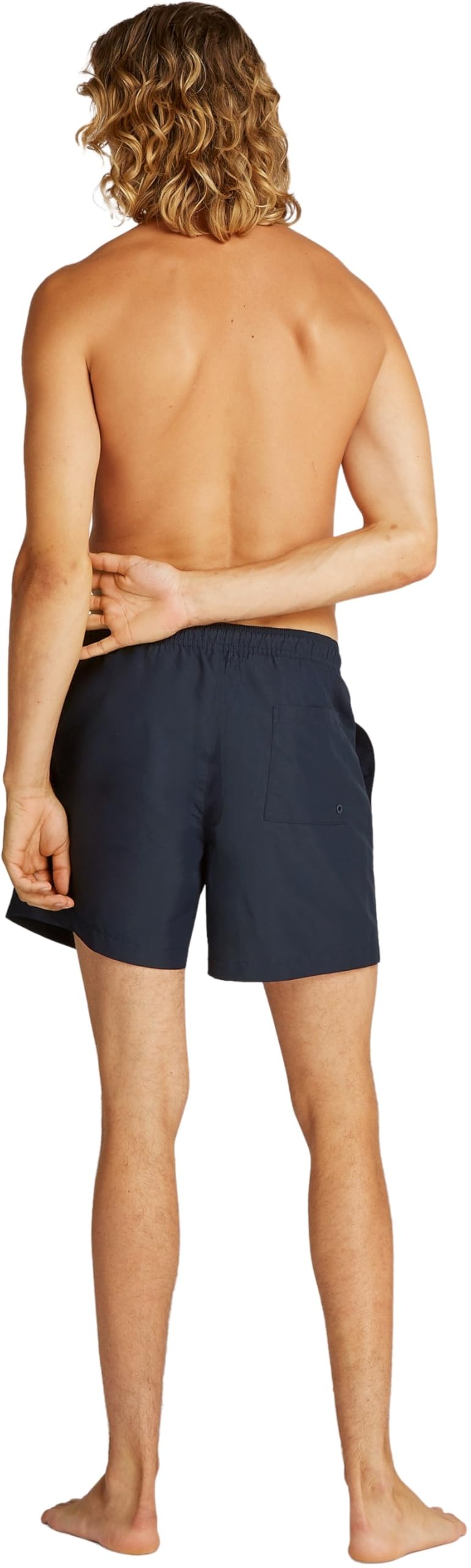 Calvin Klein Uomo Pantaloncino da Bagno Medium Drawstring con Logo