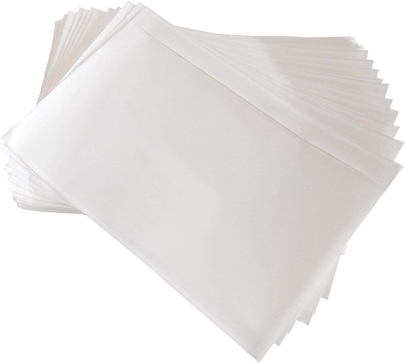 Coopaty 6" x 9" Adhesive Packing List Envelopes Clear