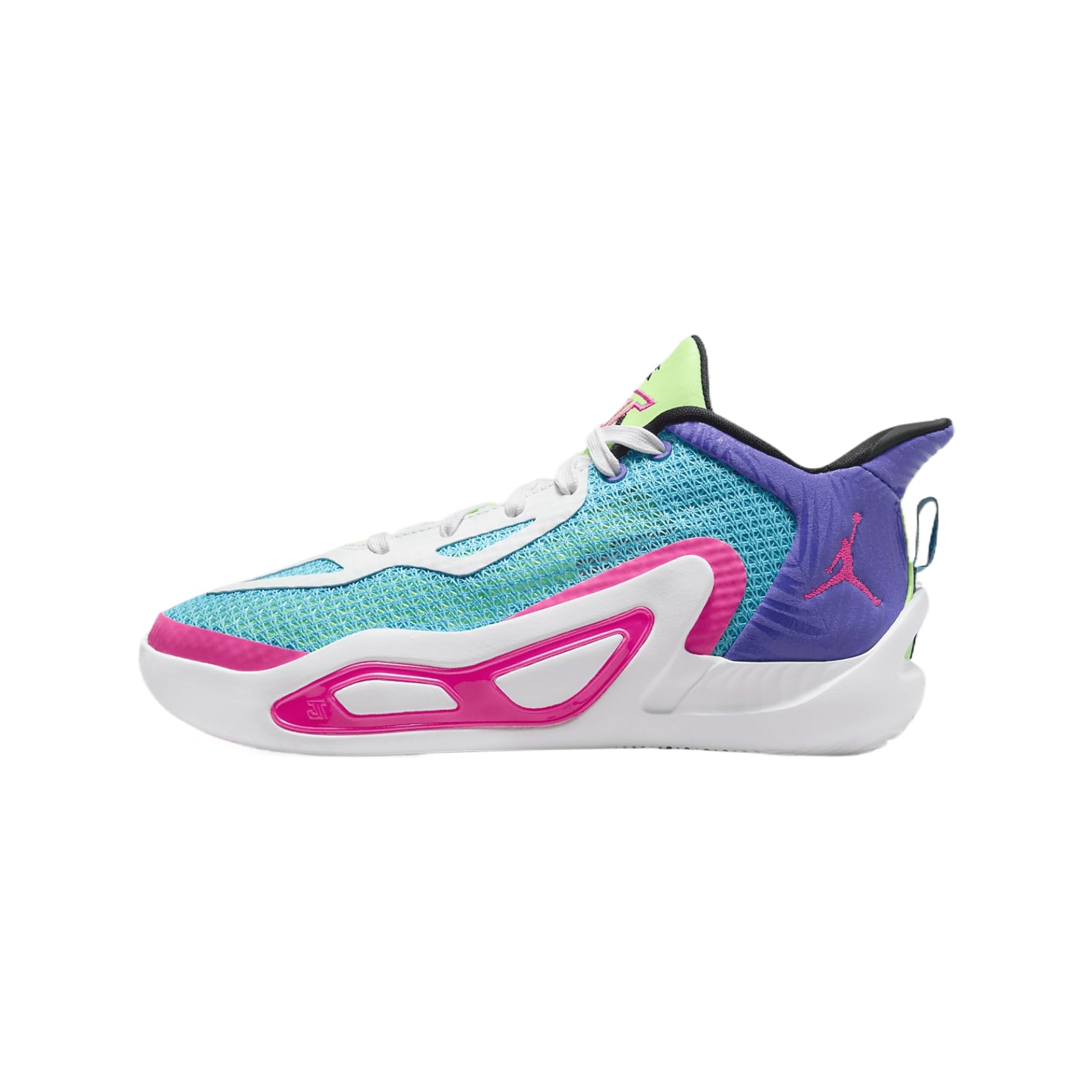 Tatum 1 Big Kids' Basketball Shoes (FV0172-400, Lagoon Pulse/Psychic Purple/White/Pink Blast) Size 7