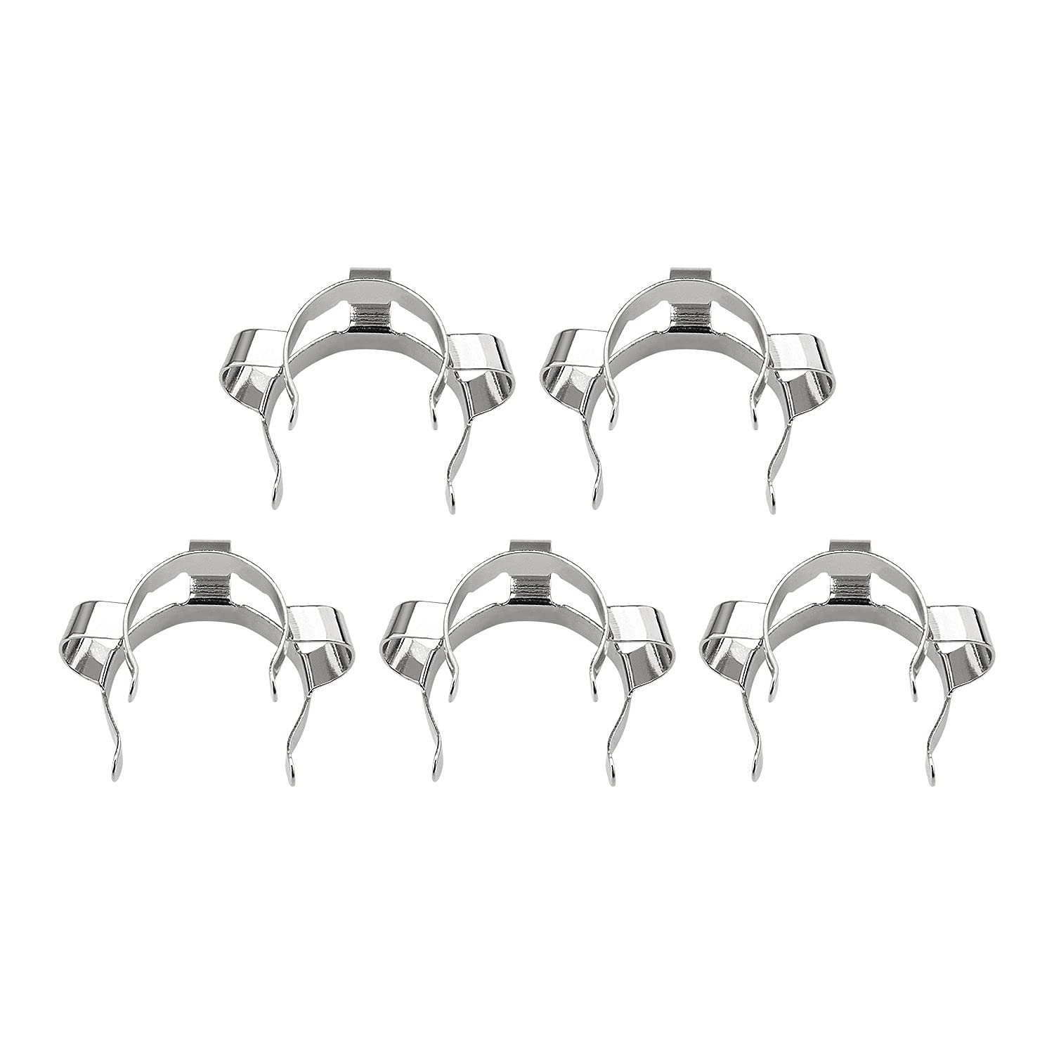 Stonylab 19/22 Joint Metal Joint Clips, 5 Pcs Mm Keck Clamp, For /22 Glass Joint, Laboratory Accessory, #