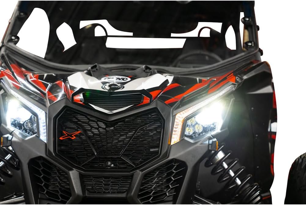 Tusk Plug and Play UTV Signal & Horn Kit Accent Lights For Can-Am Maverick X3 X RS Turbo RR Smart-Shox 72 Inch 2021-2024