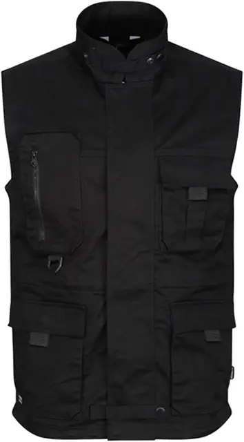 Men's Multi-Pocket Utility Workwear Vest for Outdoor Activities