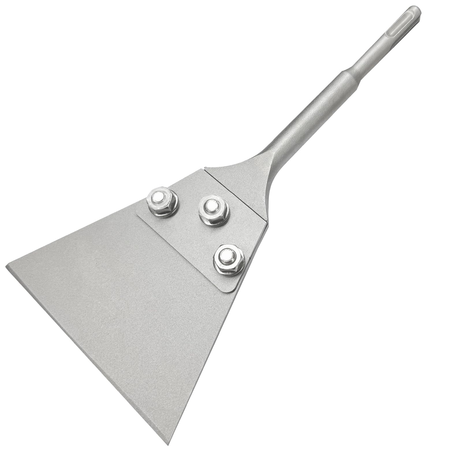 Kit raschietto per pavimenti, 12,7 x 25,4 cm, strumento per la rimozione delle piastrelle, punta a scalpello SDS Plus per trapano a percussione rotante, raschietto adesivo per pavimenti