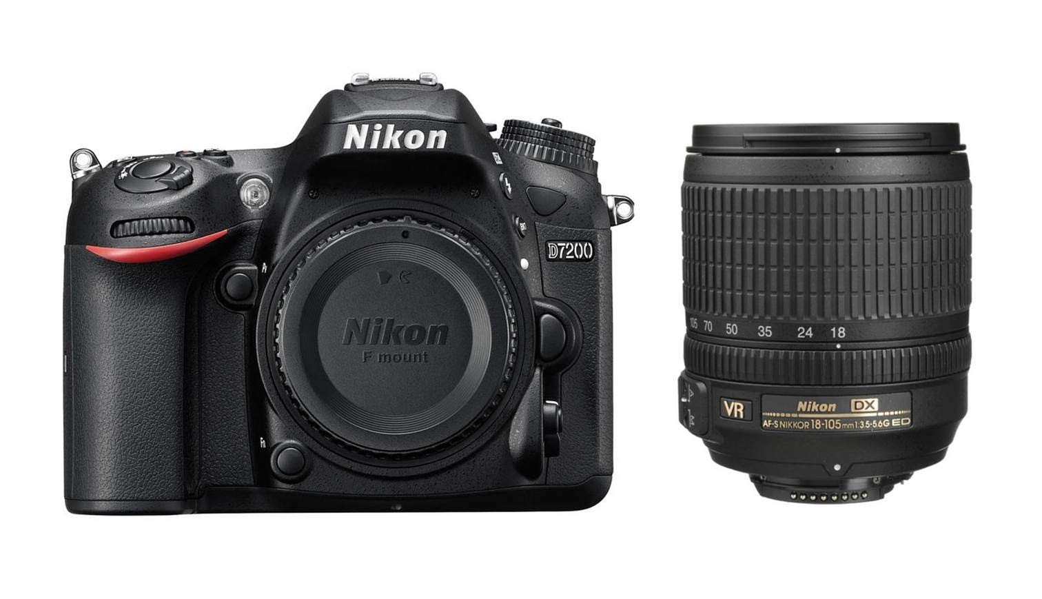 Buy Nikon D7200 24.2 MP Digital SLR Camera (Black) with AF-S 18  