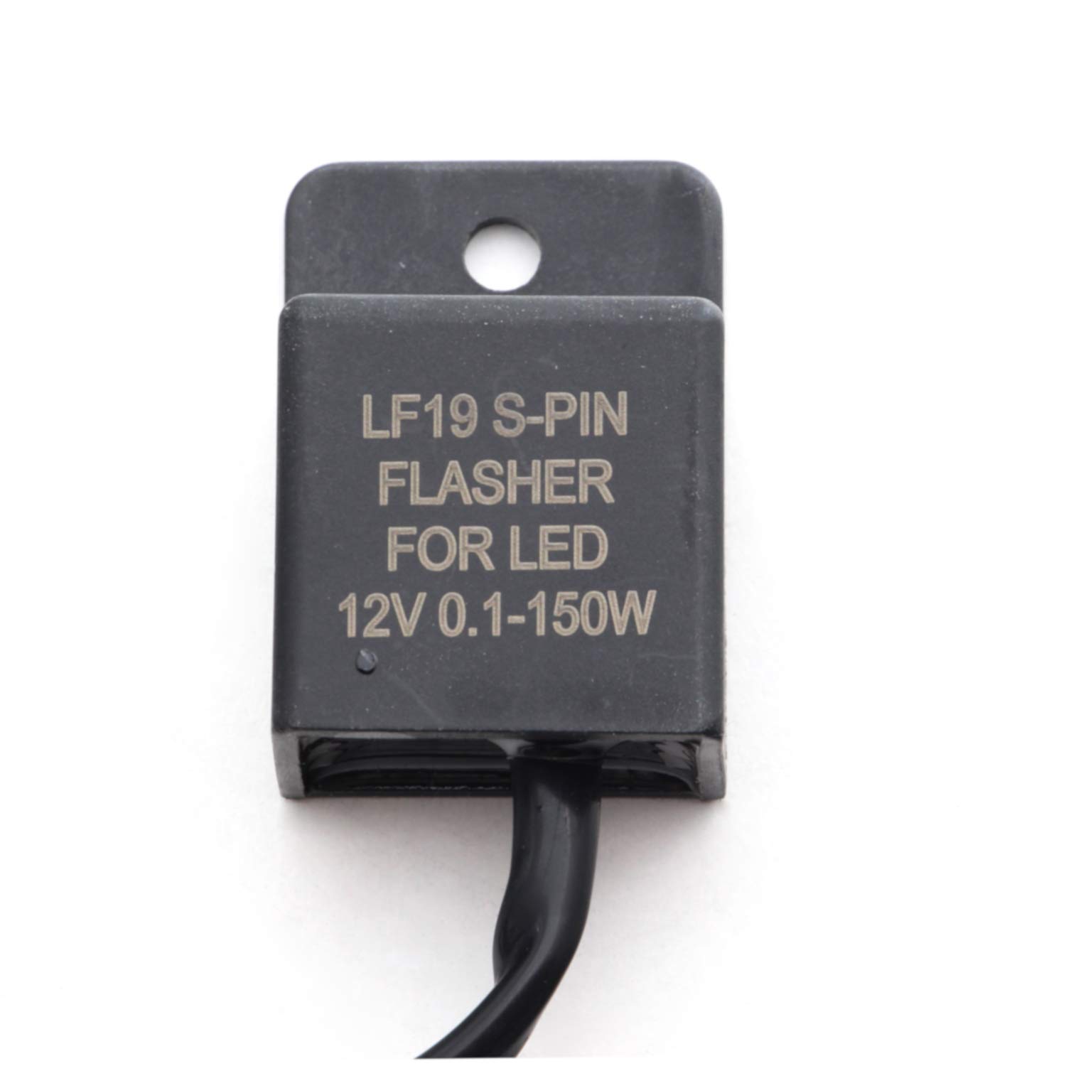 Area1 Juego de intermitentes LED M8 (4 unidades), efecto de luz de marcha atrás, certificado E, E-Mark (ECE) (V5), color negro, compatible con 4 x + relé)