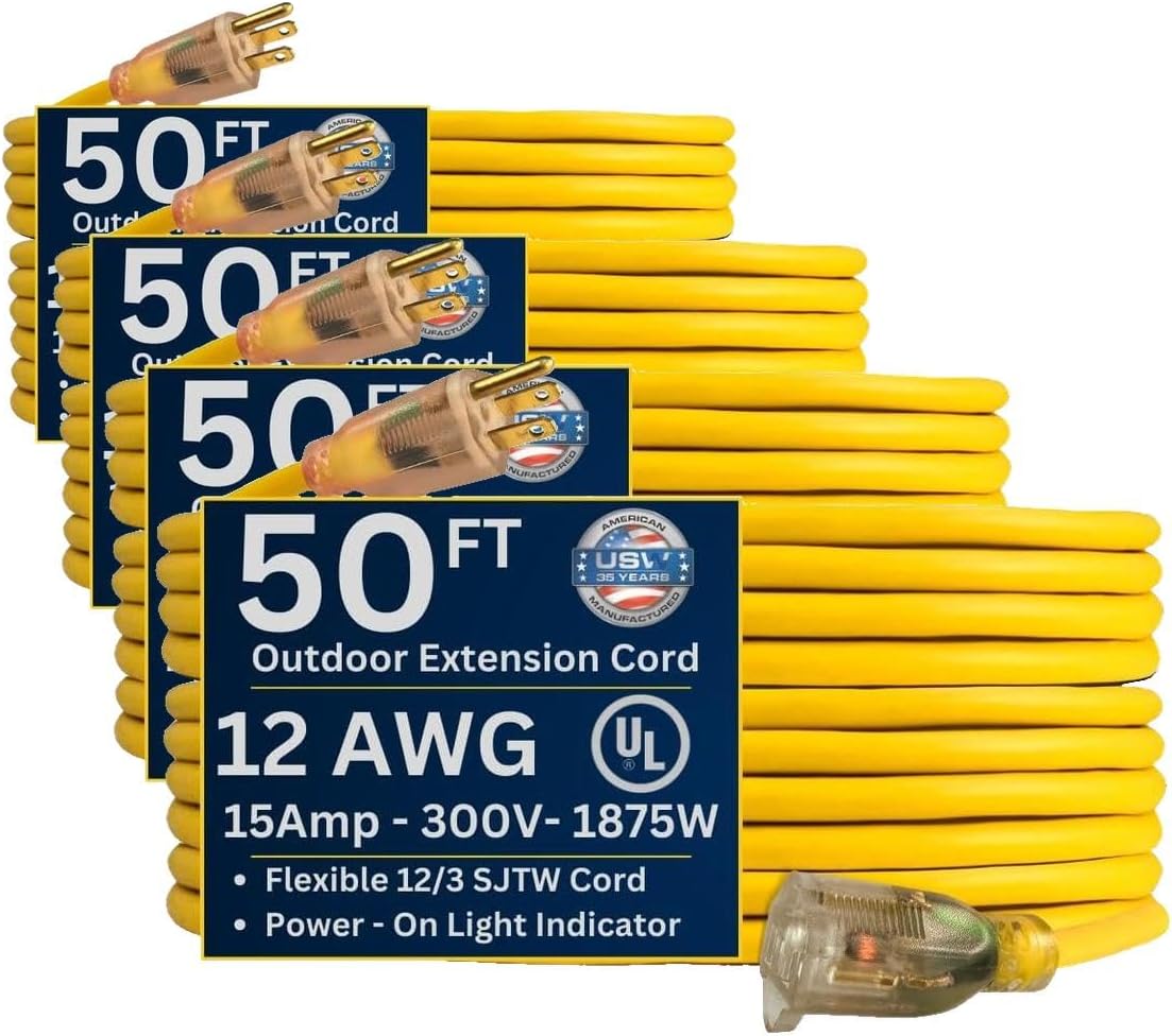 US Wire and Cable 74050, 1 Pack, Yellow