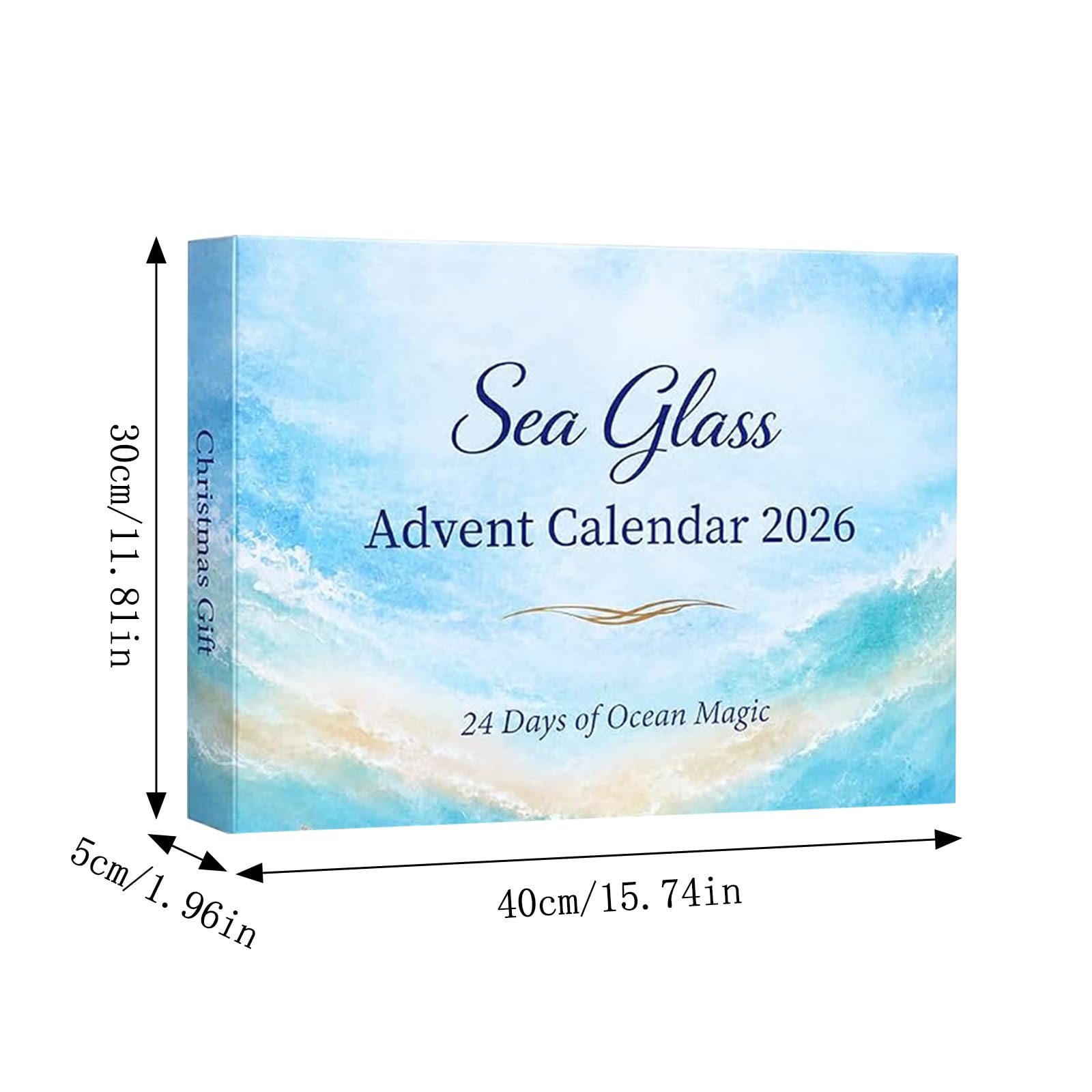 Meerglas-Adventskalender, DIY-Bastelset mit Meeresschätzen für alle