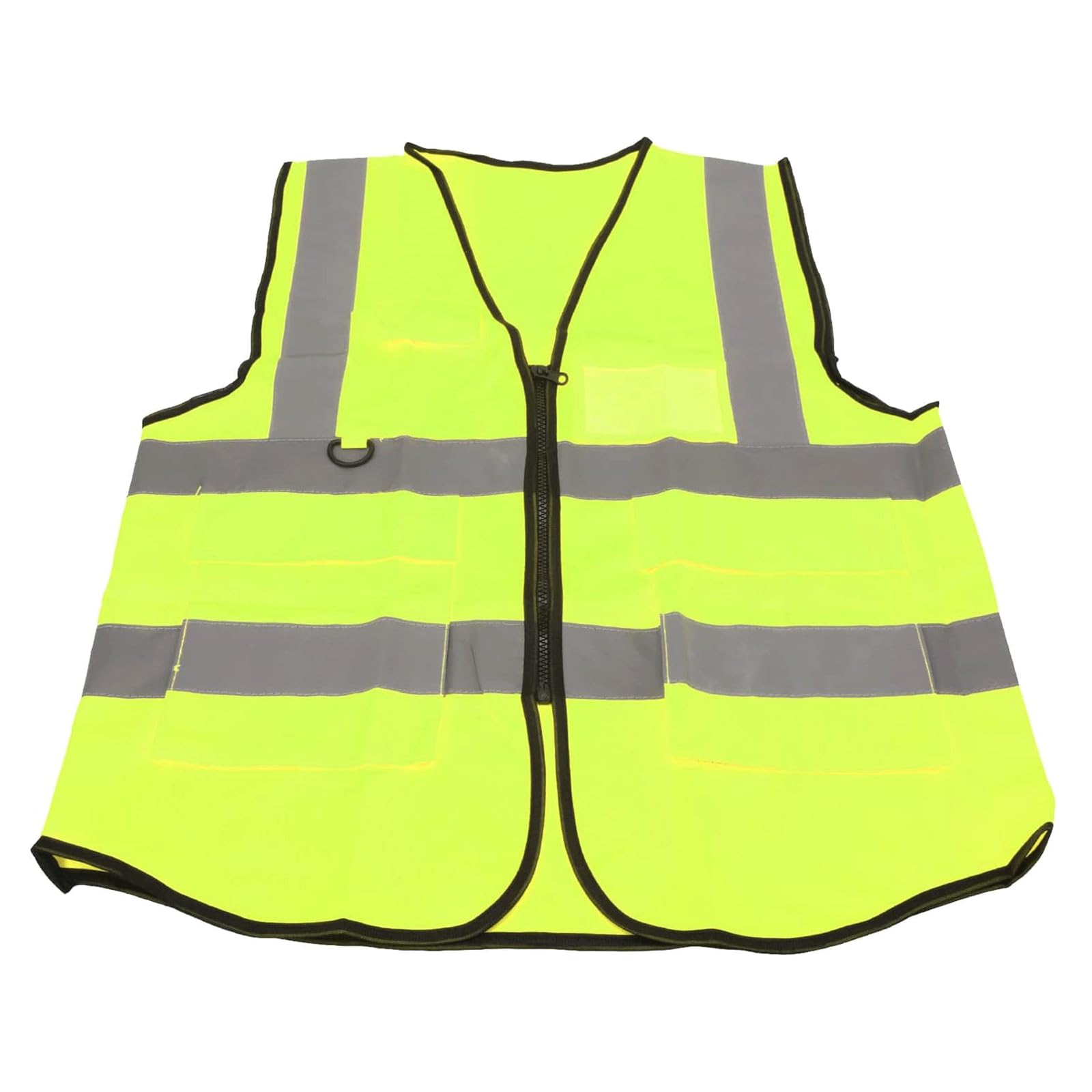 hi vis chaleco reflectante de alta visibilidad, Chaleco de seguridad, chaleco reflectante ligero, múltiples bolsillos, traje reflectante for correr