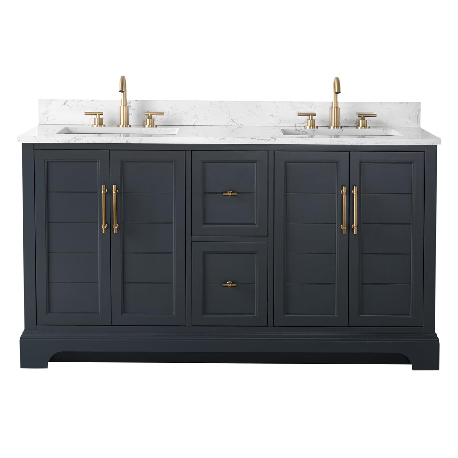 HOMEBEYOND 60 Inch Bathroom Vanity