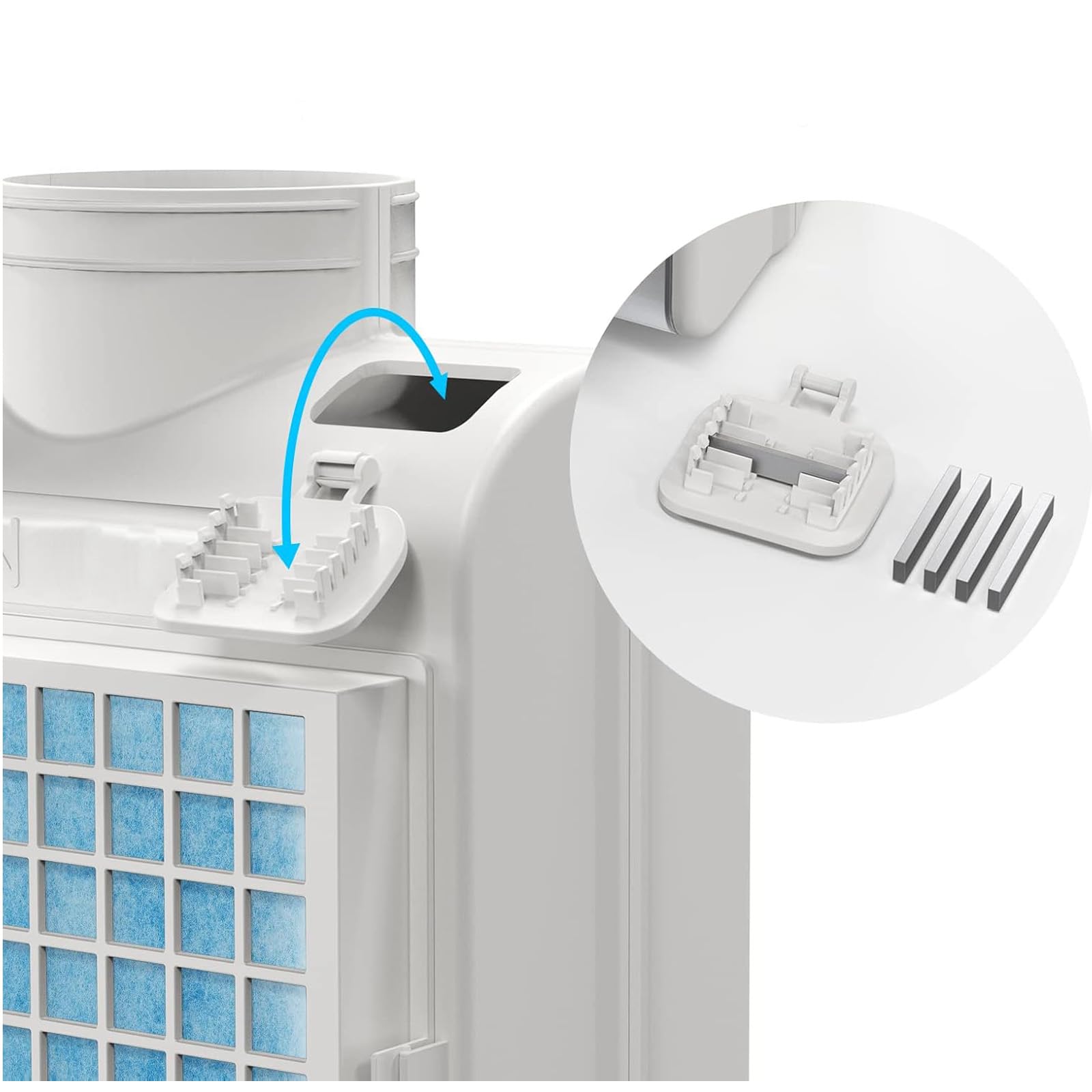 Filtro de escape para secadora de interior, 3 en 1, pelusas con pantalla de acero inoxidable, capa de poliéster, lavable, ventilación para secadora interior