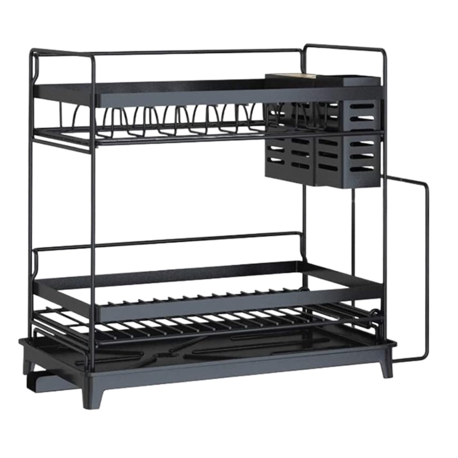 Escurreplatos Escurridor De Fregadero Acero Inoxidable, Estantes Cocina, Platos 2 Pisos, Organizador Organización Cocina