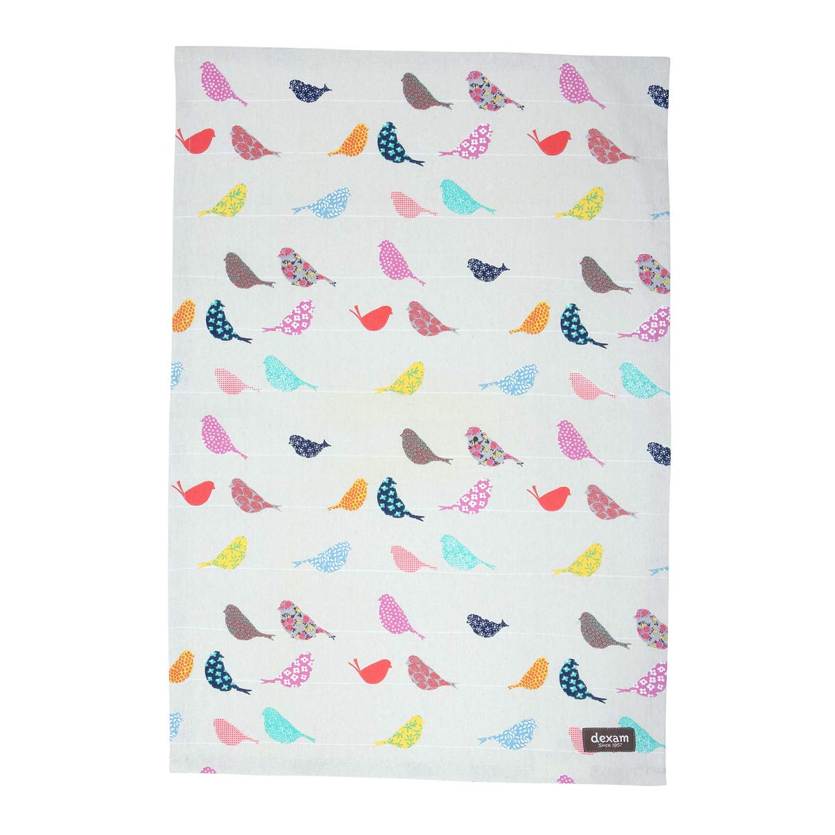 Dexam 16150266 Little Birds Tea Towel, Multi-Colour, One Size