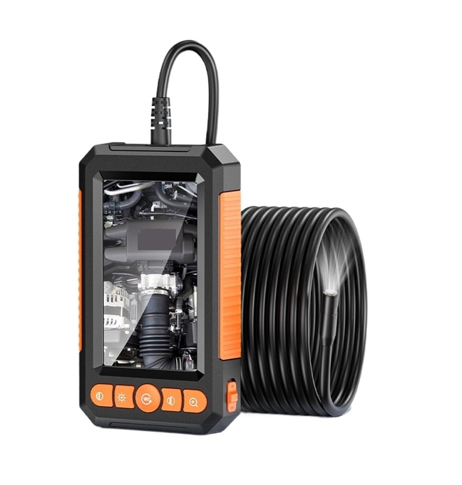 Sewer Camera, Sewer Camera 4.3in Screen Digital Endoscope 1080P HD Waterproof Pipe Inspection for Car Industrial Borescope for Home Wall Duct(5m)-image-2