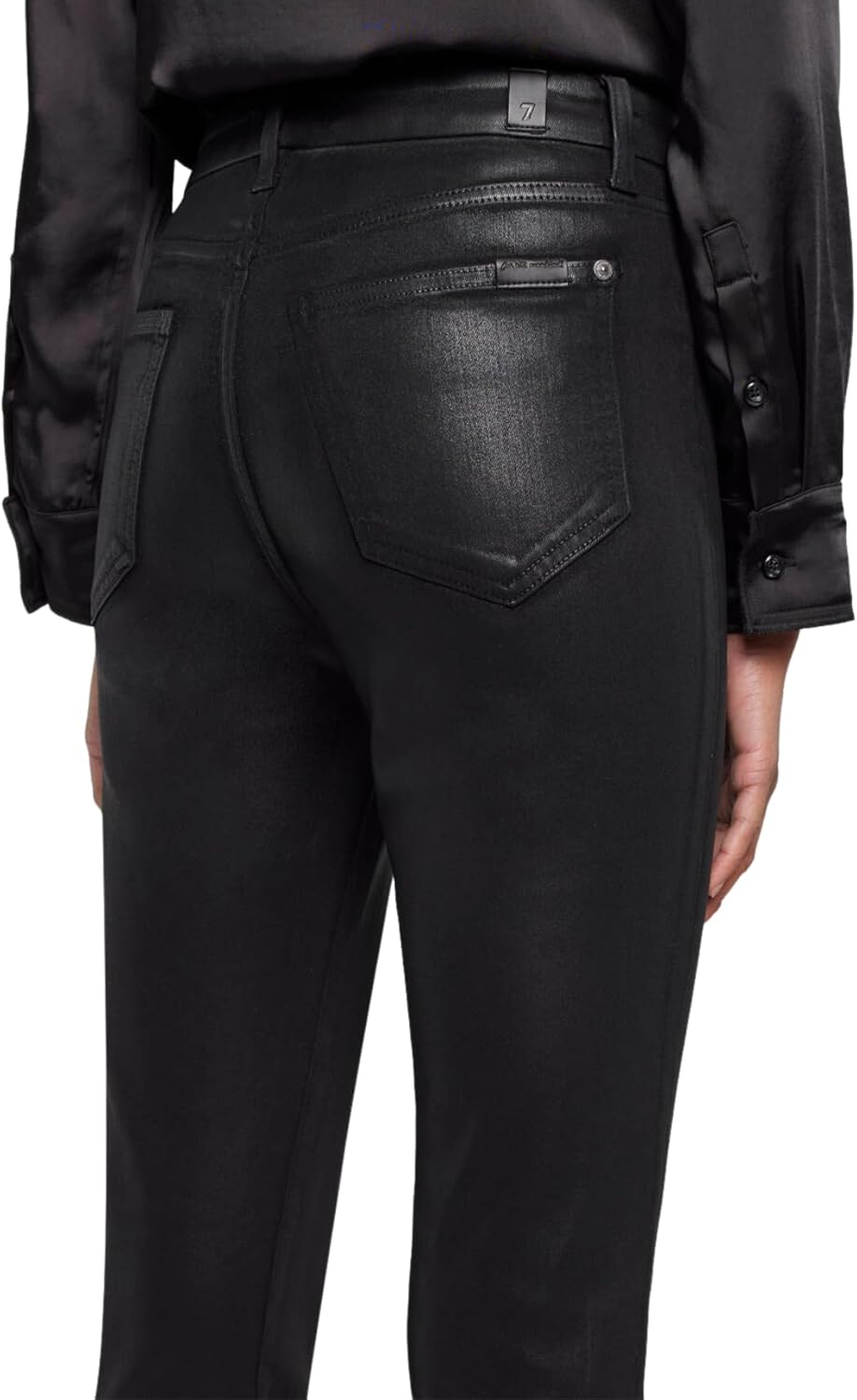 7 for All Mankind Women's Womens Ultra High-Rise Tailorless Flare Pants