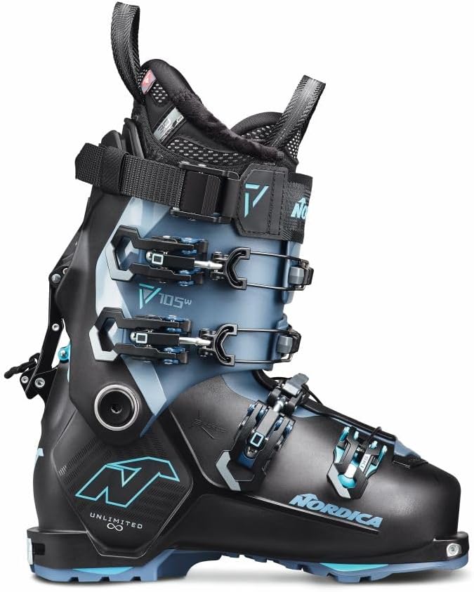 Nordica Unlimited 105 W DYN Women's Medium Fit High Performance Hike/Touring Alpine Ski Boots