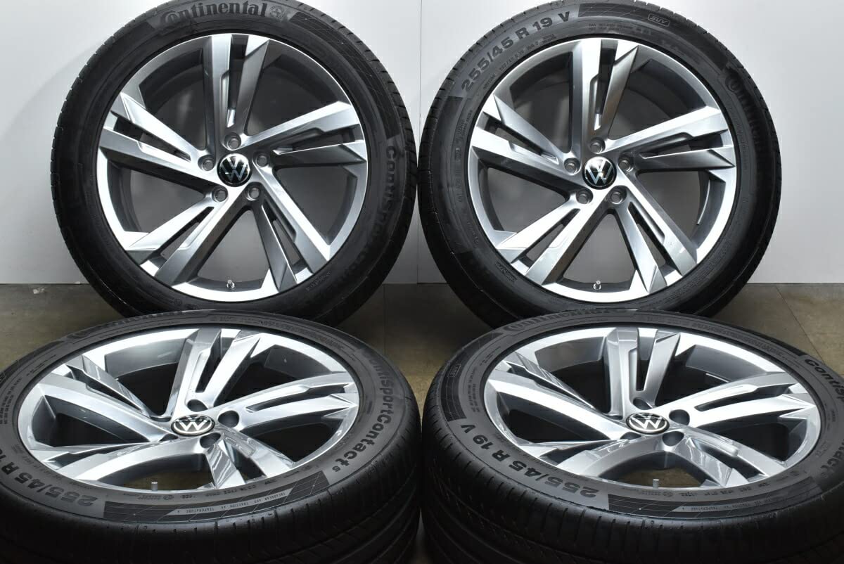 Amazon | 中古 タイヤホイール 4本 19インチ 8.5J +38 255/45R19 VW 5N 