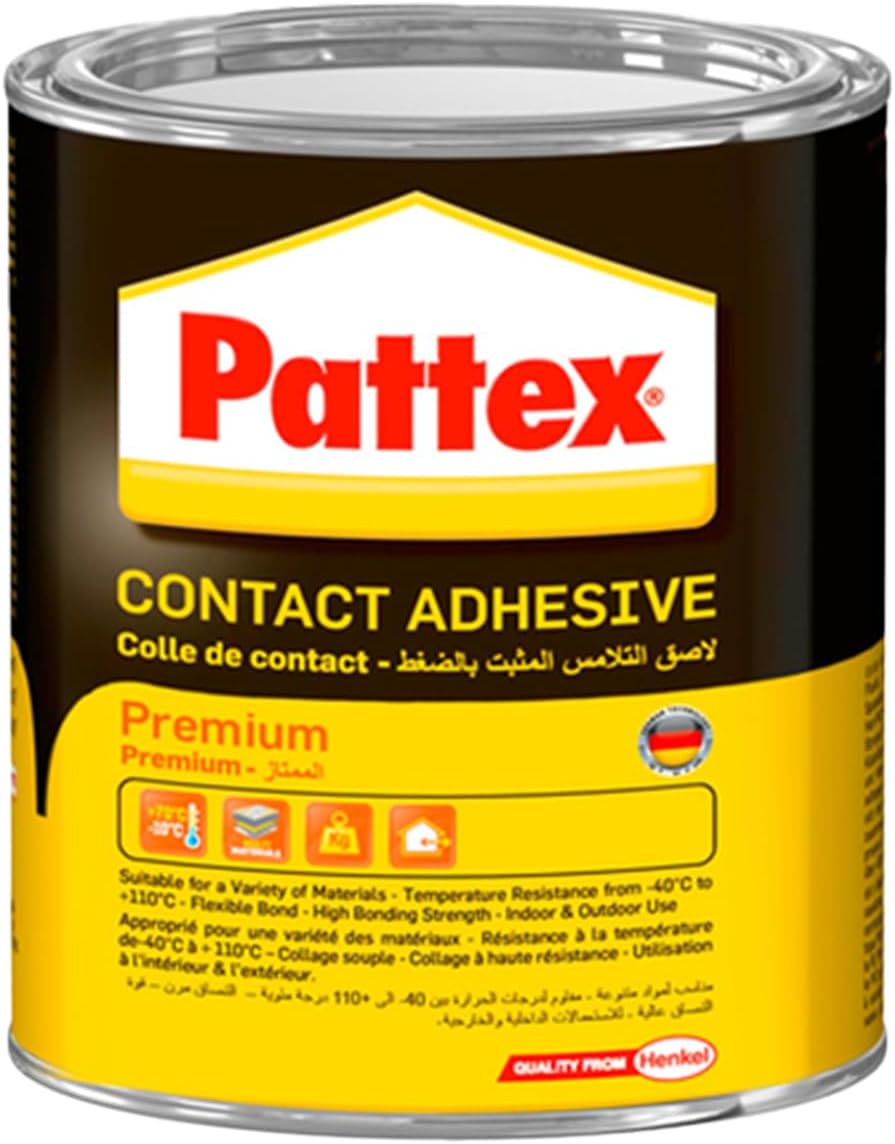 Contact Glue Premium 650ml | Strong Bond Adhesive | All-Purpose Glue for Wood, Metal, Rubber, Leather & Porcelain | Instant Grip with Anti-Clog Cap