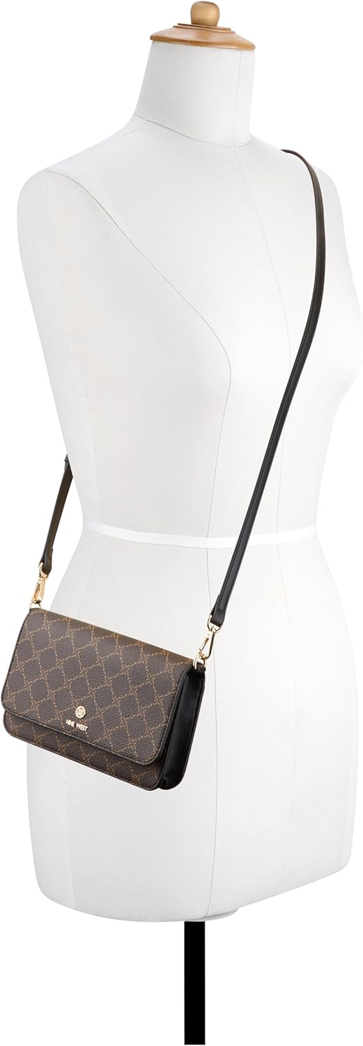 Nine West womens Lockup 9s Phone Wallet Crossbody - Image 3