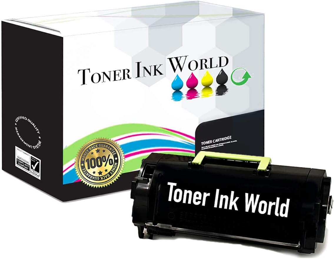 TIW Lexmark MS810 25,000 Page 52D1H00 Remanufactured Toner Cartridge for Compatible for MS810 MS810de MS810n MS810dtn MS811 MS811n