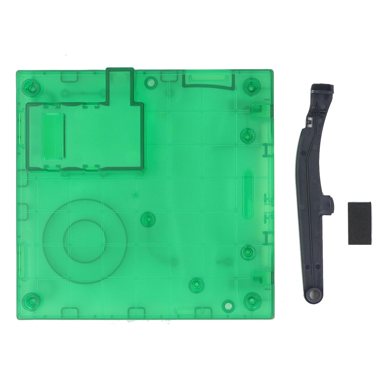 Generic Carcasa de Repuesto Translúcida para Consola DOL-017, Compatible con Gameboy Player con Material a Prueba de Arañazos para Jugadores