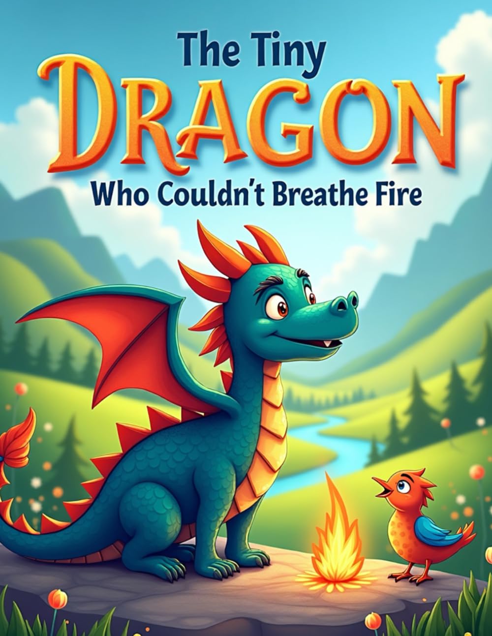 The Tiny Dragon Who Couldn’t Breathe Fire: A Heartwarming Bedtime Story for Kids Ages 3-7 – A Tale of Kindness, Bravery, and Finding Your Own Magic
