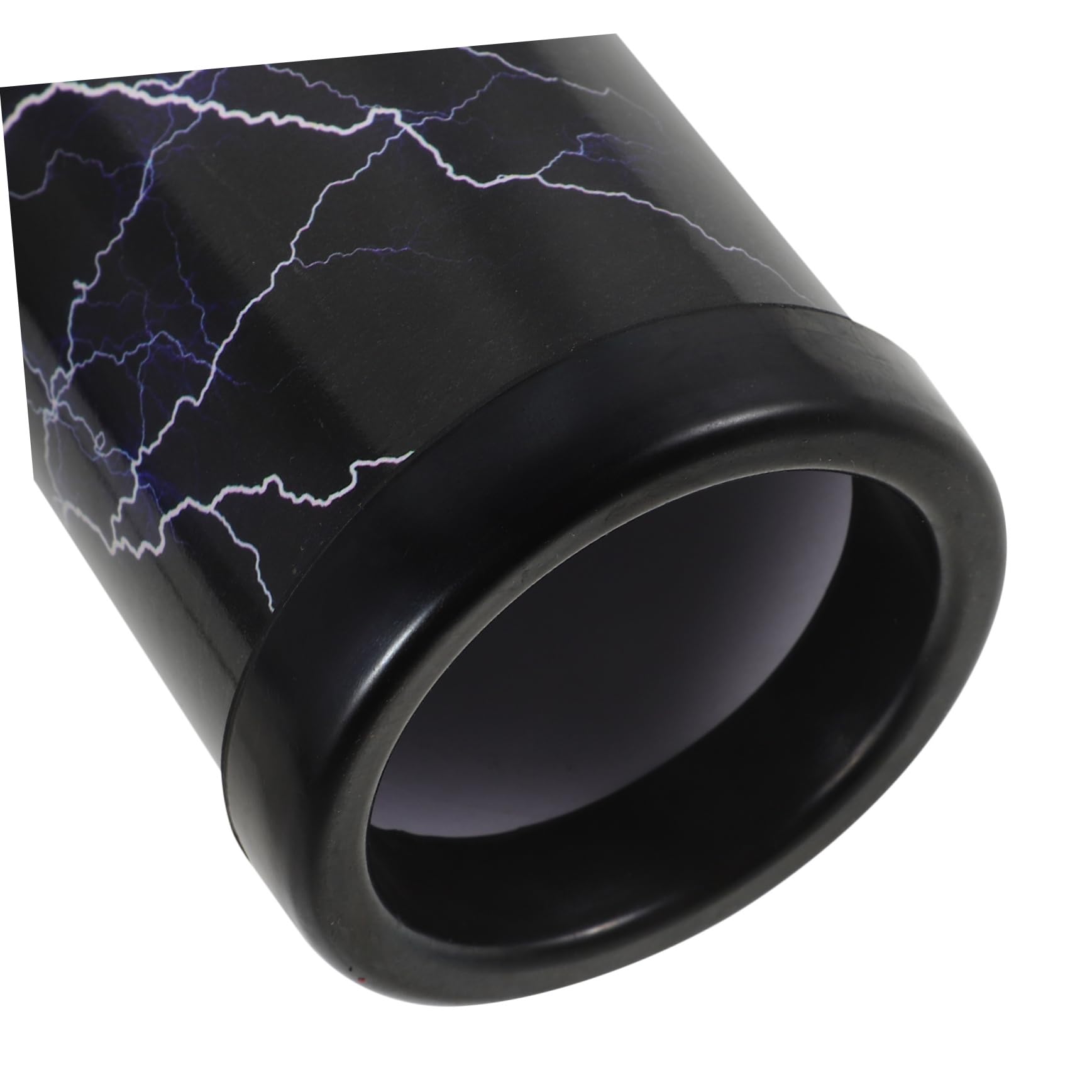 YARNOW Schwarze Feder Trommel mit Verstellbarem Klang und Vielseitigem Design aus Papier Metall und PVC für Musikalische Aufführungen und Aufnahmen