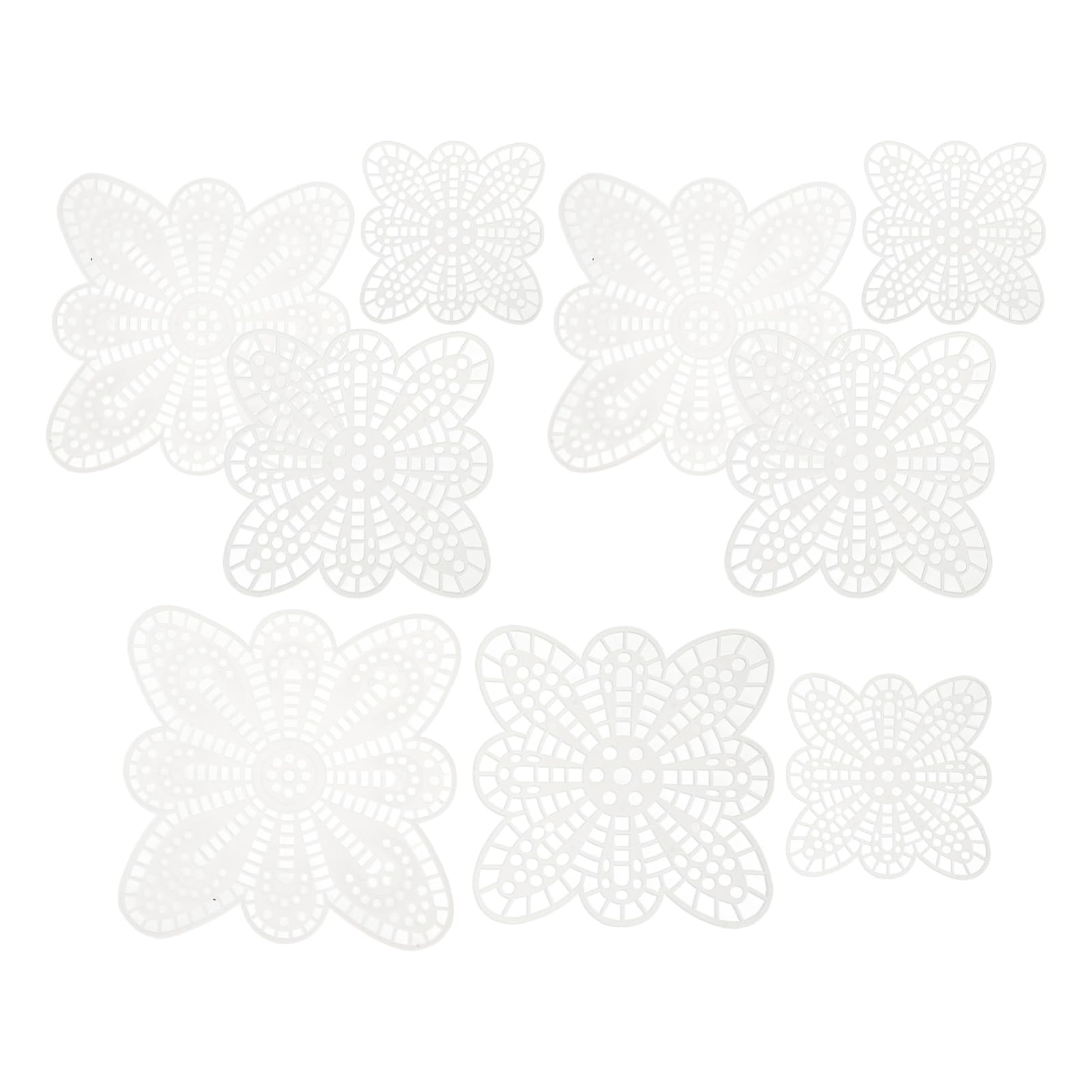 SEWACC 15pcs Plastic Grid Sheets Diy Plastic Mesh Canvas Sheets Bag Knitting Grid Sheets Diy Supplies Bag Diy Material Plastic Mesh For Bag Sewing