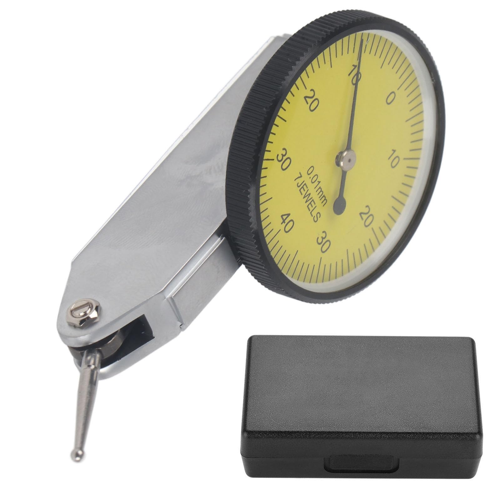 Mm Dial Test Indicator L Tool Kit avec Ey Case - Dial Gauge pour Urement Gage.Infof A9 Algorithme Compatible.