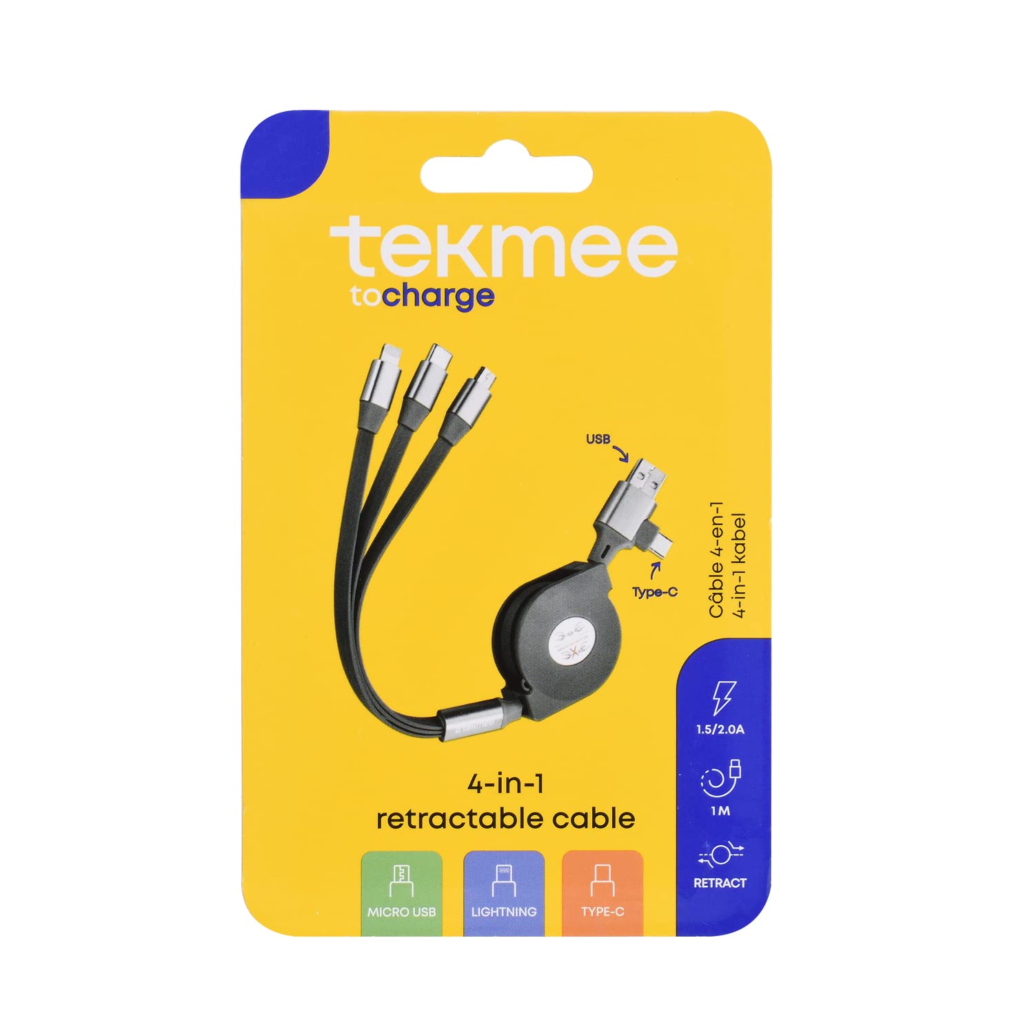 Slimline USB Type-A & Type-C 3.0 AMP Charging Kit EL118 | Motorcycle Mobile Phone, SatNav, Tablet Charger