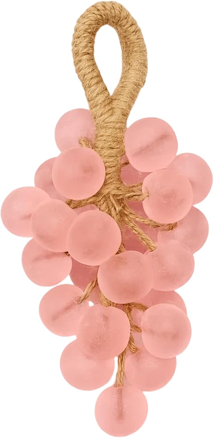 グレープソープ クリスタルクリア ロープ付きグレープソープ ピンク25点セット 手作り石鹸 ユニークなバス&amp;シャワーギフト