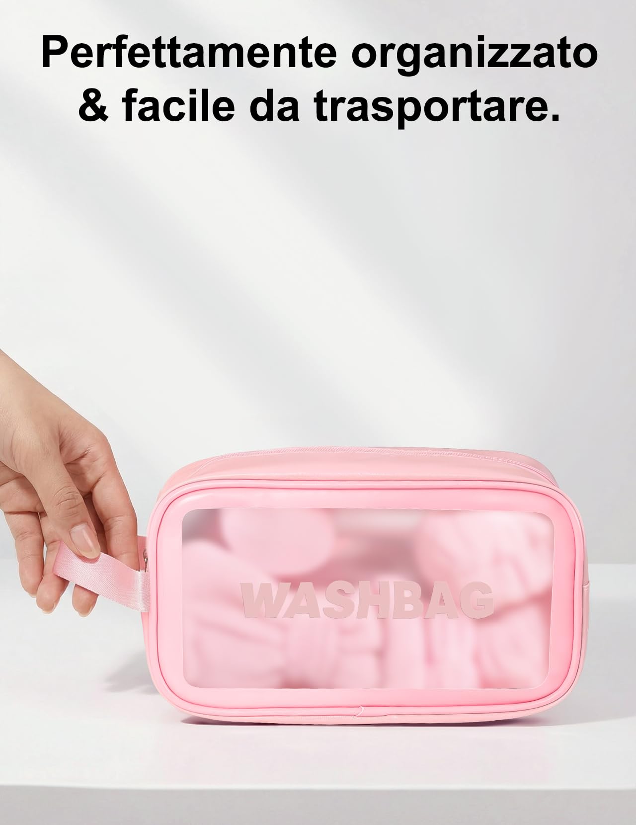 Set 72 Pezzi Rosa per 6 Persone