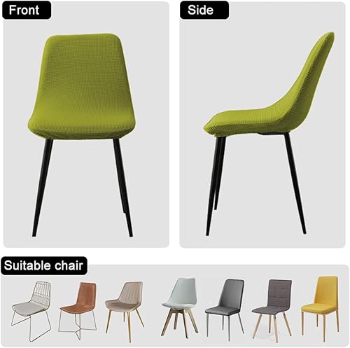 Miniatura 5 de Juego de 462 fundas elásticas de terciopelo para sillas de comedor, fundas de silla de comedor, estilo moderno, universal, sin brazos, protector de
