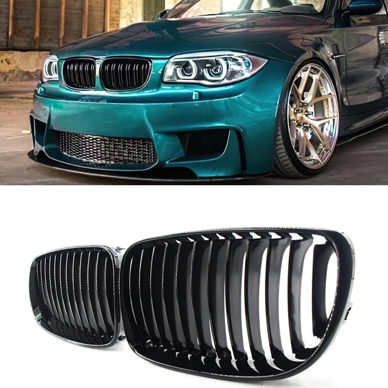 Grille de calandre avant noire pour corriger les grilles cassées E87 E82 07-11