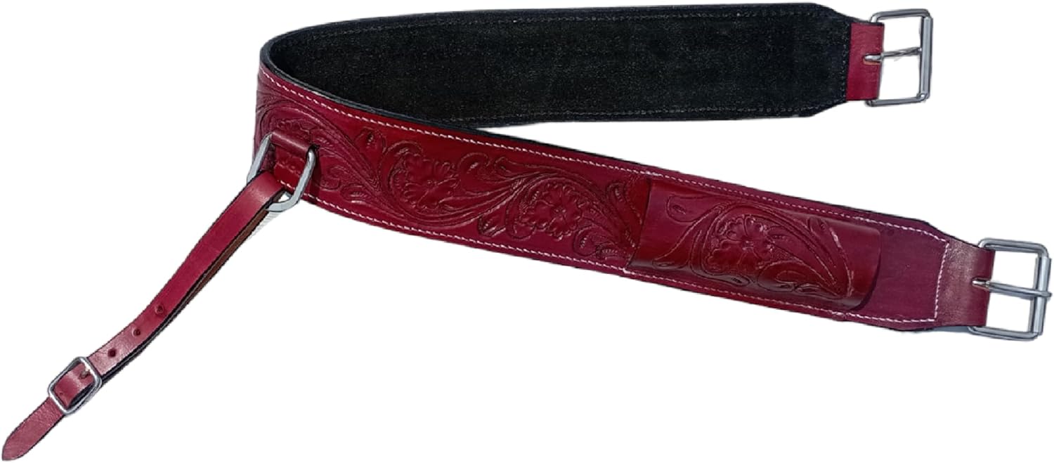 Amazon.com : RAAVILS Horse Leather Cinch for Western Saddles Horse TACK ...