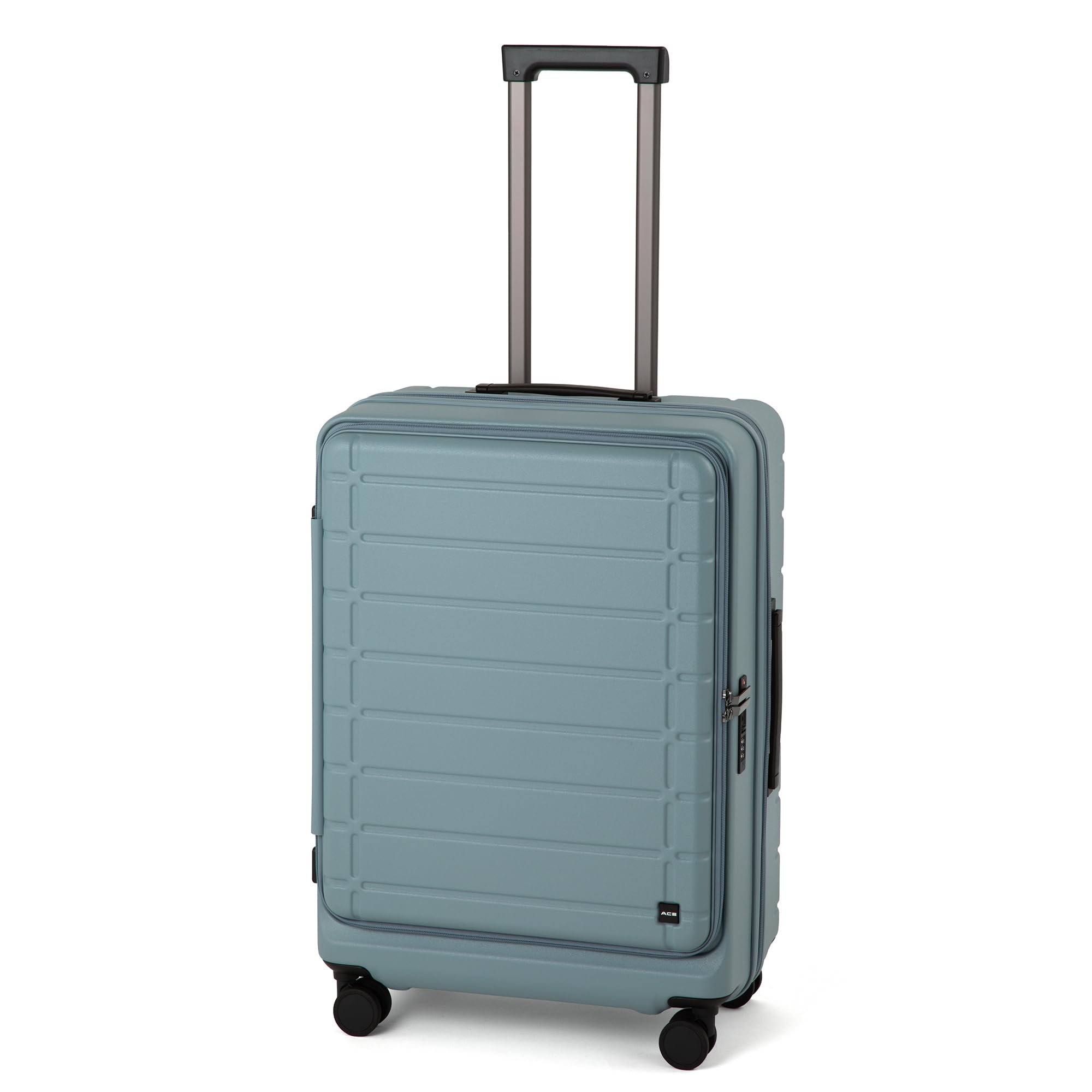 エース スーツケース mサイズ 5泊6日 6泊7日 62L/71L 容量拡張機能 フロントオープン 4kg キャリーケース キャリーバッグ エスカレラ No.05652
