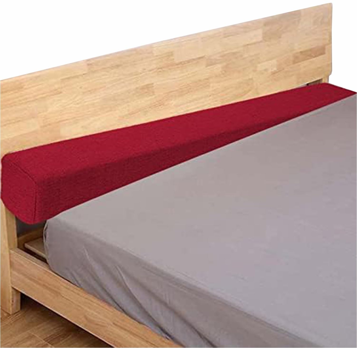 Holomaalahi bedside gap blocker 90x10x5cm/35x4x2in for Headboard Gap or Wall, Bed Extension for Single, Double & King Beds, Removable Cover