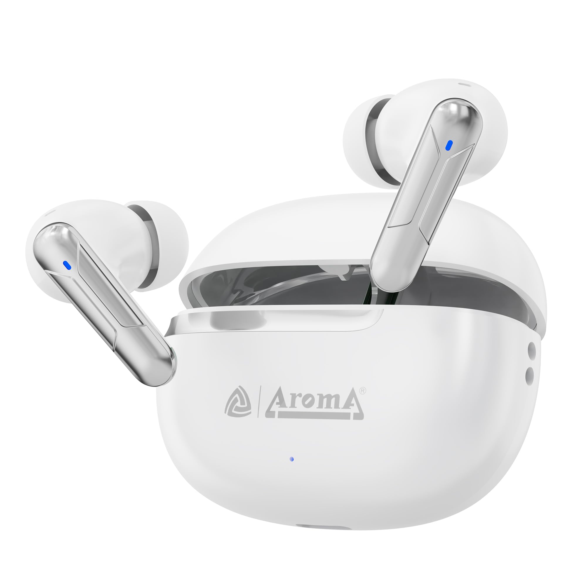 AROMA TWS7 Star V5.4 Upto 60Hr Playtime*, ENC, Dual Paring, Fast Charging, Heavy Bass Bluetooth-image-45