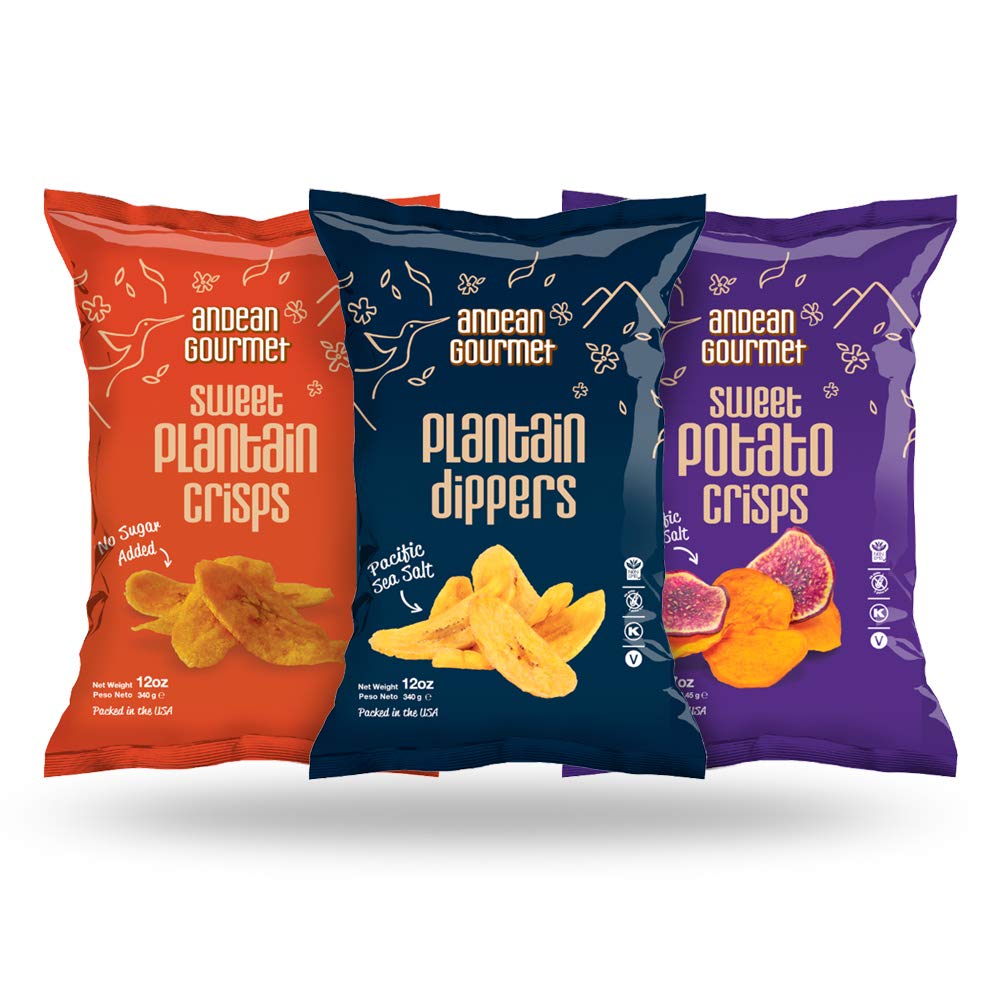 Buy GLUTEN FREE Roasted Plantain & Sweet Potato Chips All Natural