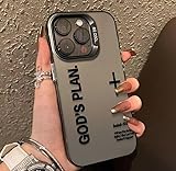 SUMALAY Religious Art Fashion Cross Phone Case with God's Plan Isaiah 60:22 Bible Verse Pattern Durable Laser Craft Anti-Drop Case for iPhone 16 PRO, Black-2