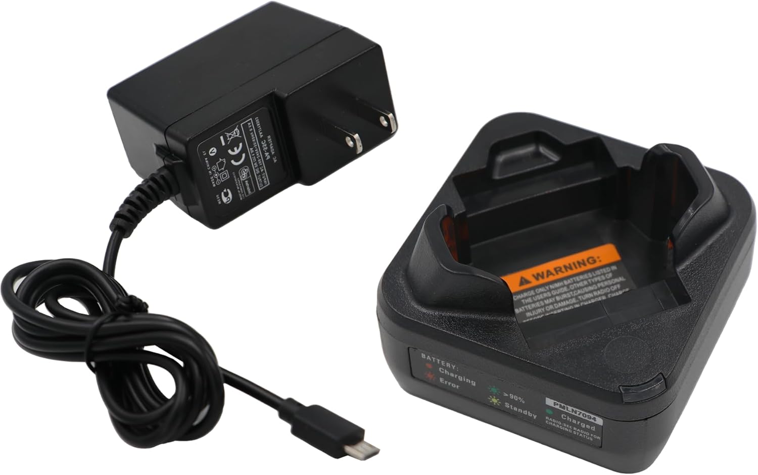 BT90 Battery Charger Compatible with Motorola SL300 DLR1060 DLR1020 BT60 SNN5819B HKNN4014A HKNN4013B CLP1010 Radio PMLN7109A Charger