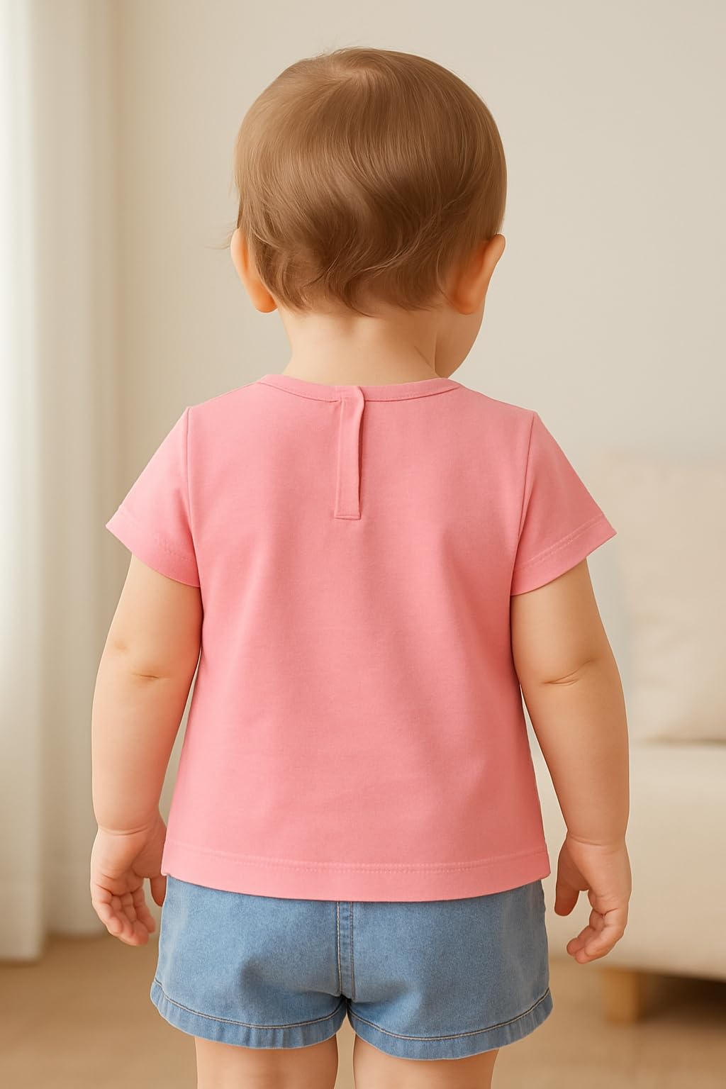 Generico Mayoral Maglietta Neonata 1033 - Abbigliamento Bambina Elegante in Cotone, Primavera Estate, Taglie Disponibili 6-24 Mesi